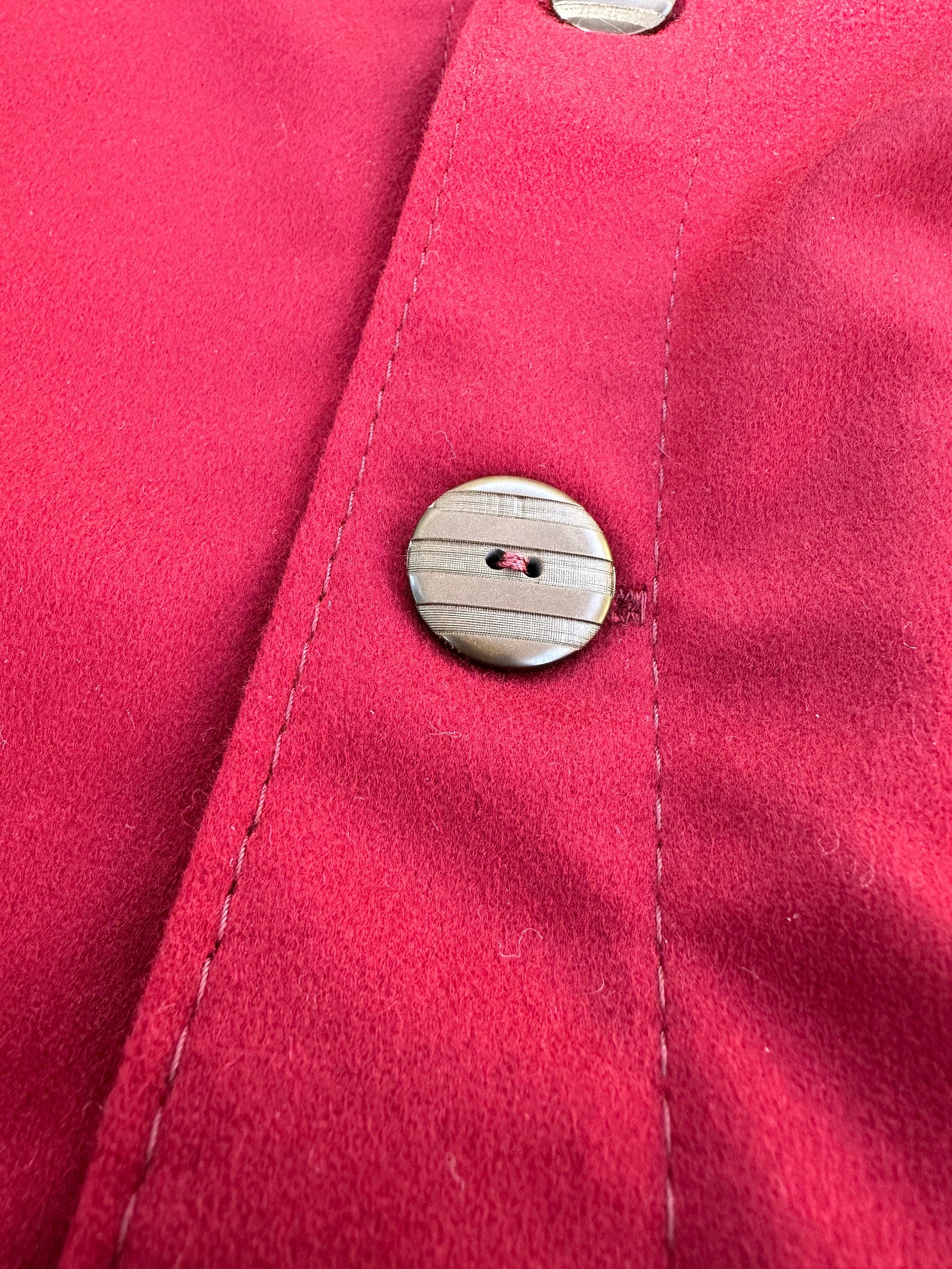 Merlot Cashmere & Wool Campfire Coat Large