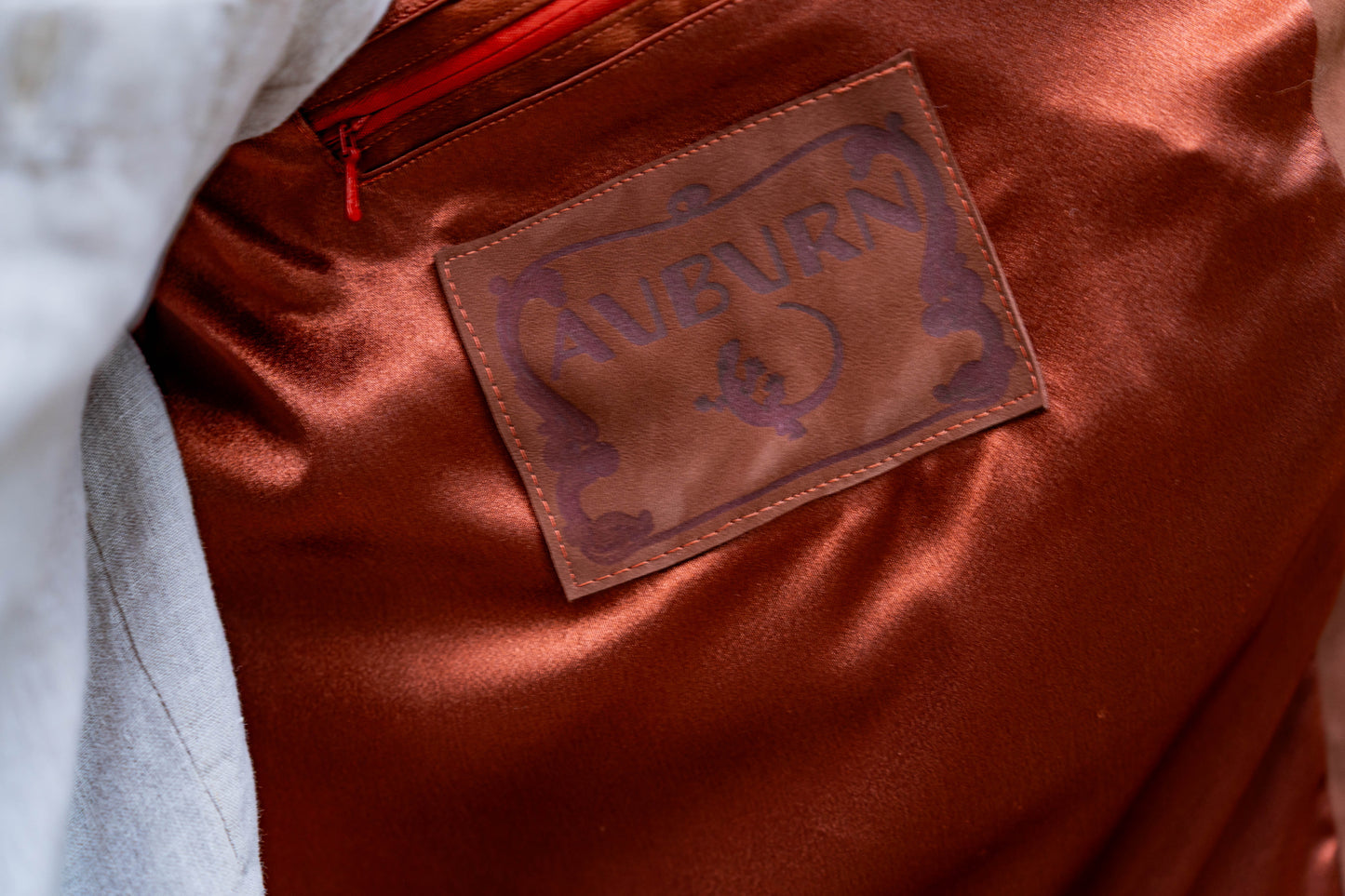 Auburn Leather Jacket Medium