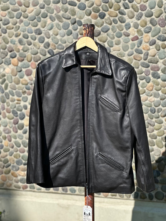 Black Italian Leather Jacket