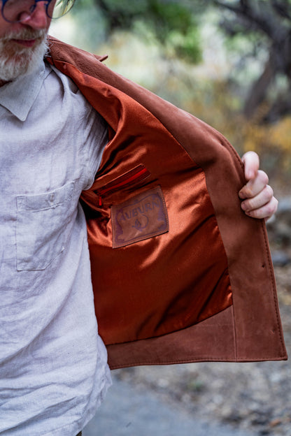 Auburn Leather Jacket Medium