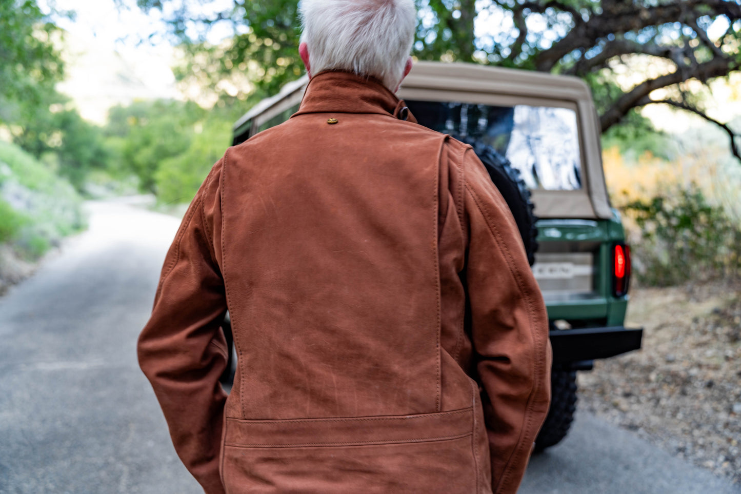 Auburn Leather Jacket Medium