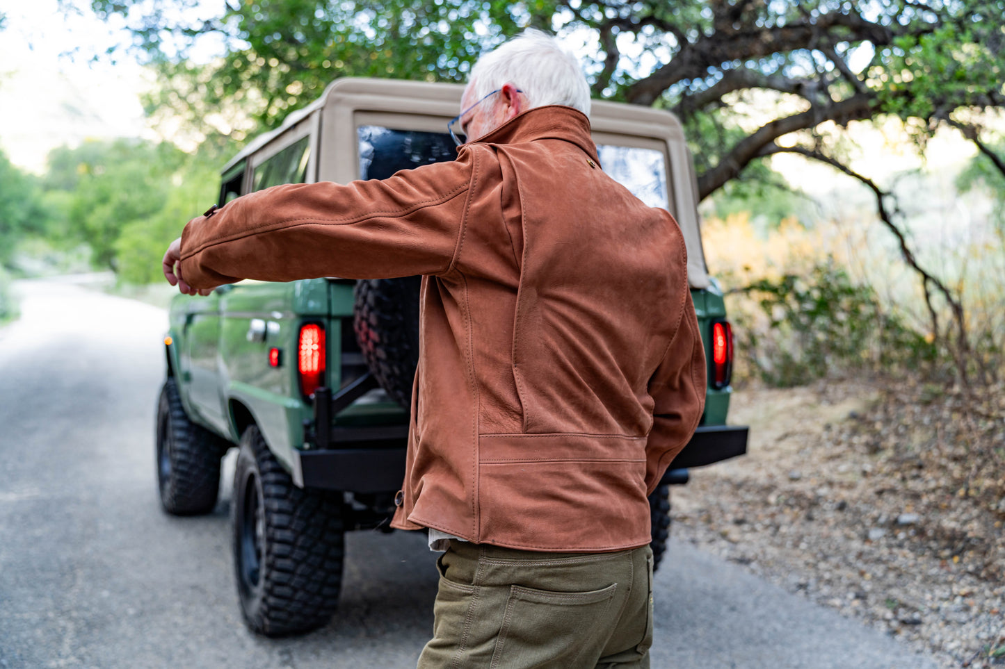 Auburn Leather Jacket Medium