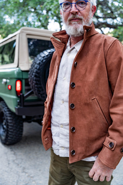 Auburn Leather Jacket Medium