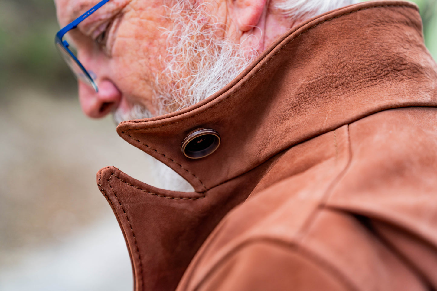 Auburn Leather Jacket Medium