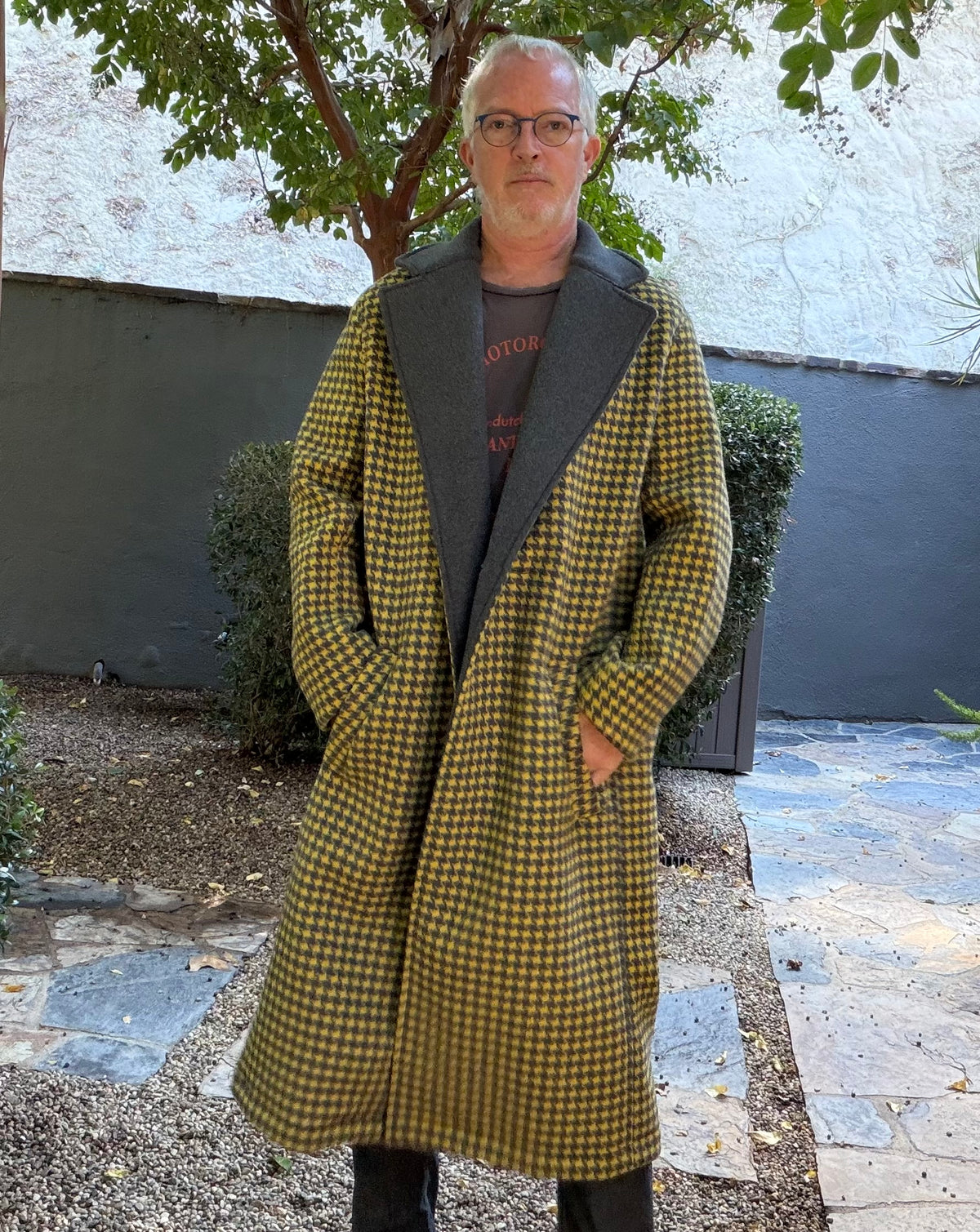 Campfire Long Coat Medium Cashmere/Wool Blend