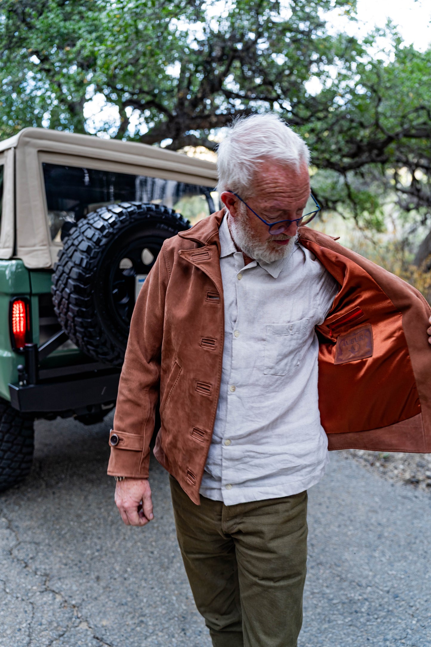 Auburn Leather Jacket Medium