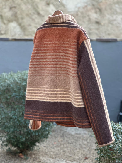 1951 US Wool NOS Blanket Campfire Coat XL