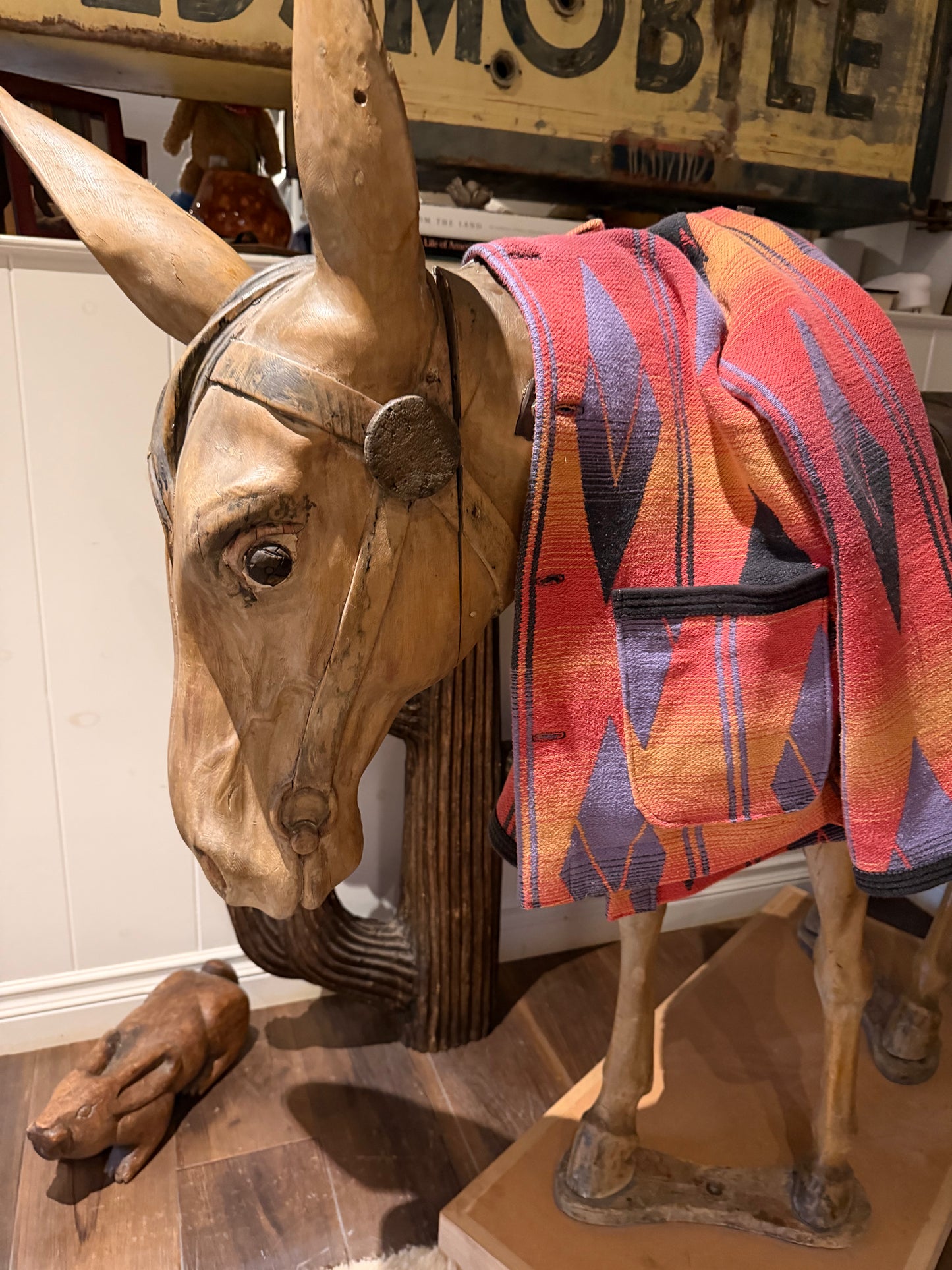 1960's Cotton Beacon Campfire Coat Ombre Small