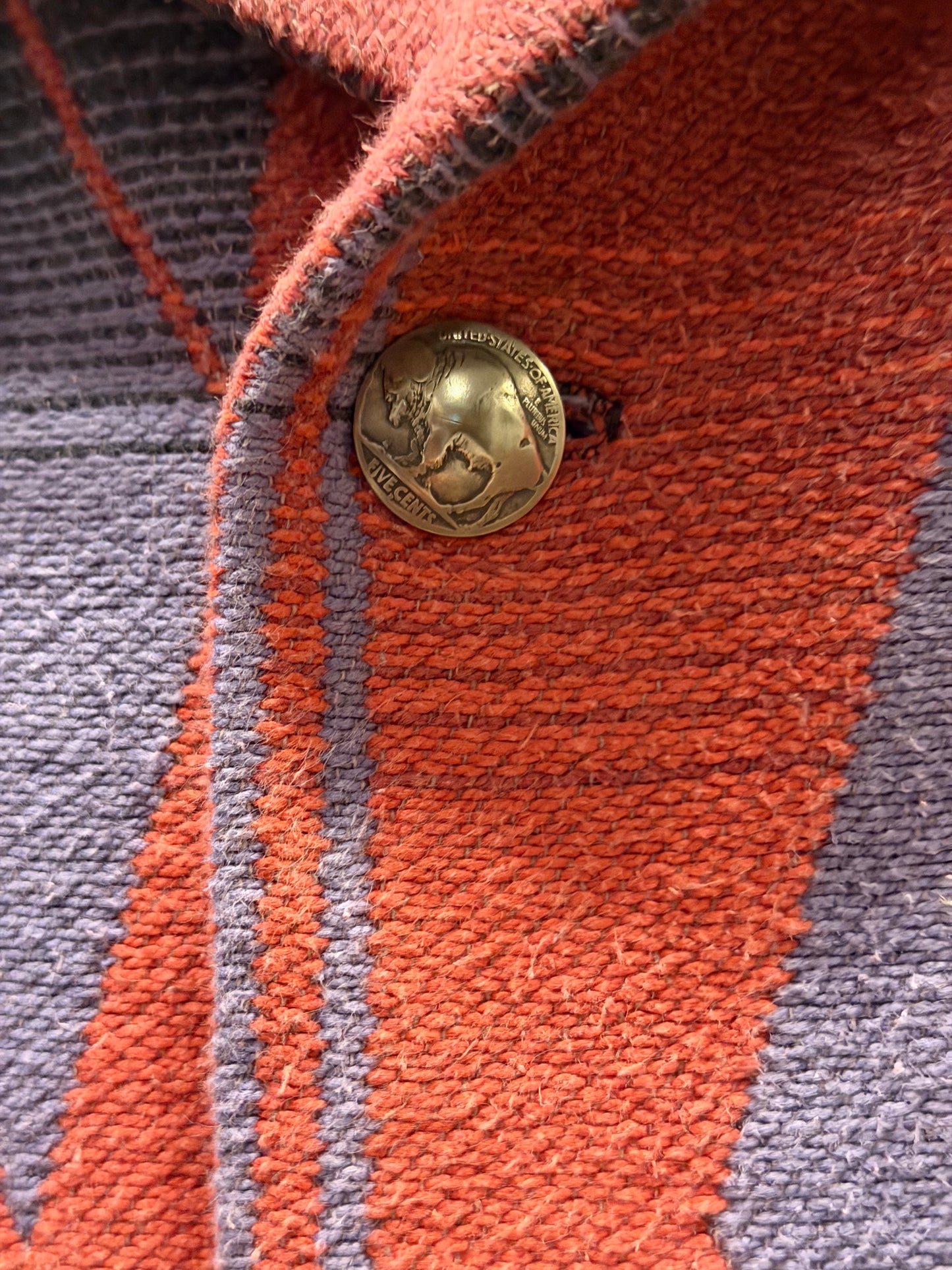 1960's Cotton Beacon Campfire Coat Ombre Small