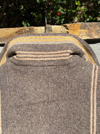 1800’s Jacquard Wool Horse Blanket Campfire Coat Large