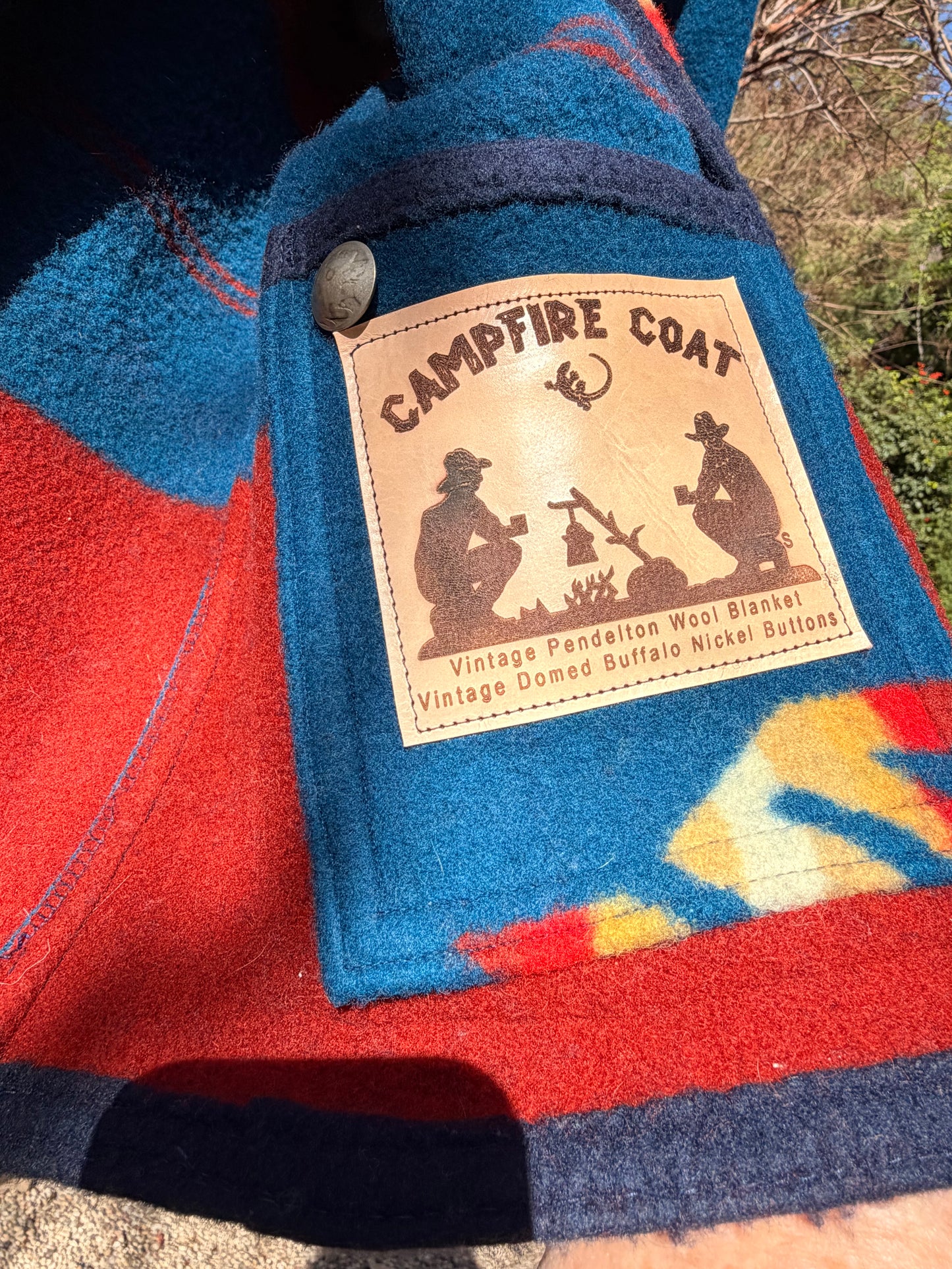 Campfire Coat Vintage Pendleton® Wool Small
