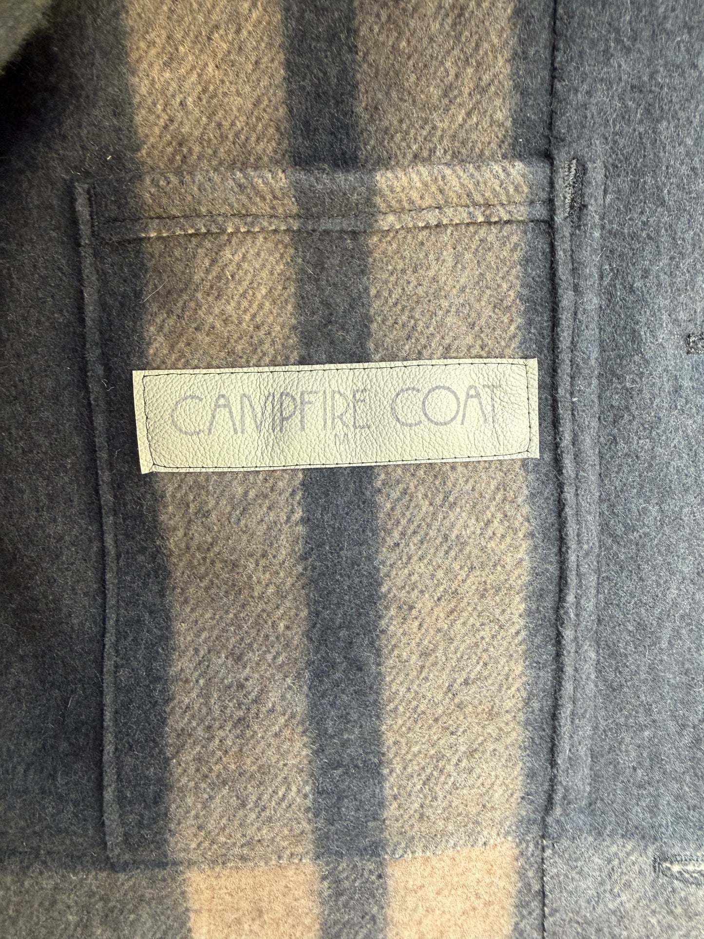 Campfire Long Coat Medium NOS British Wool