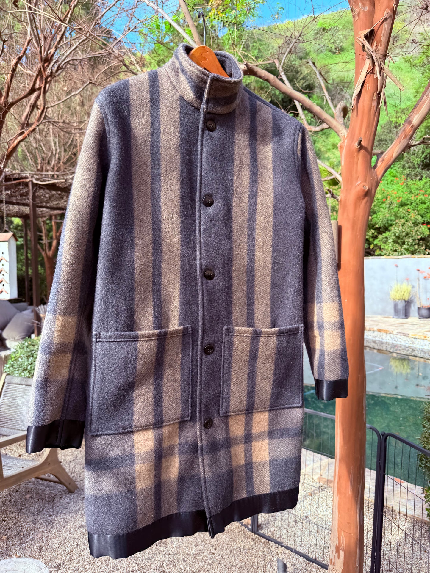 Campfire Long Coat Medium NOS British Wool