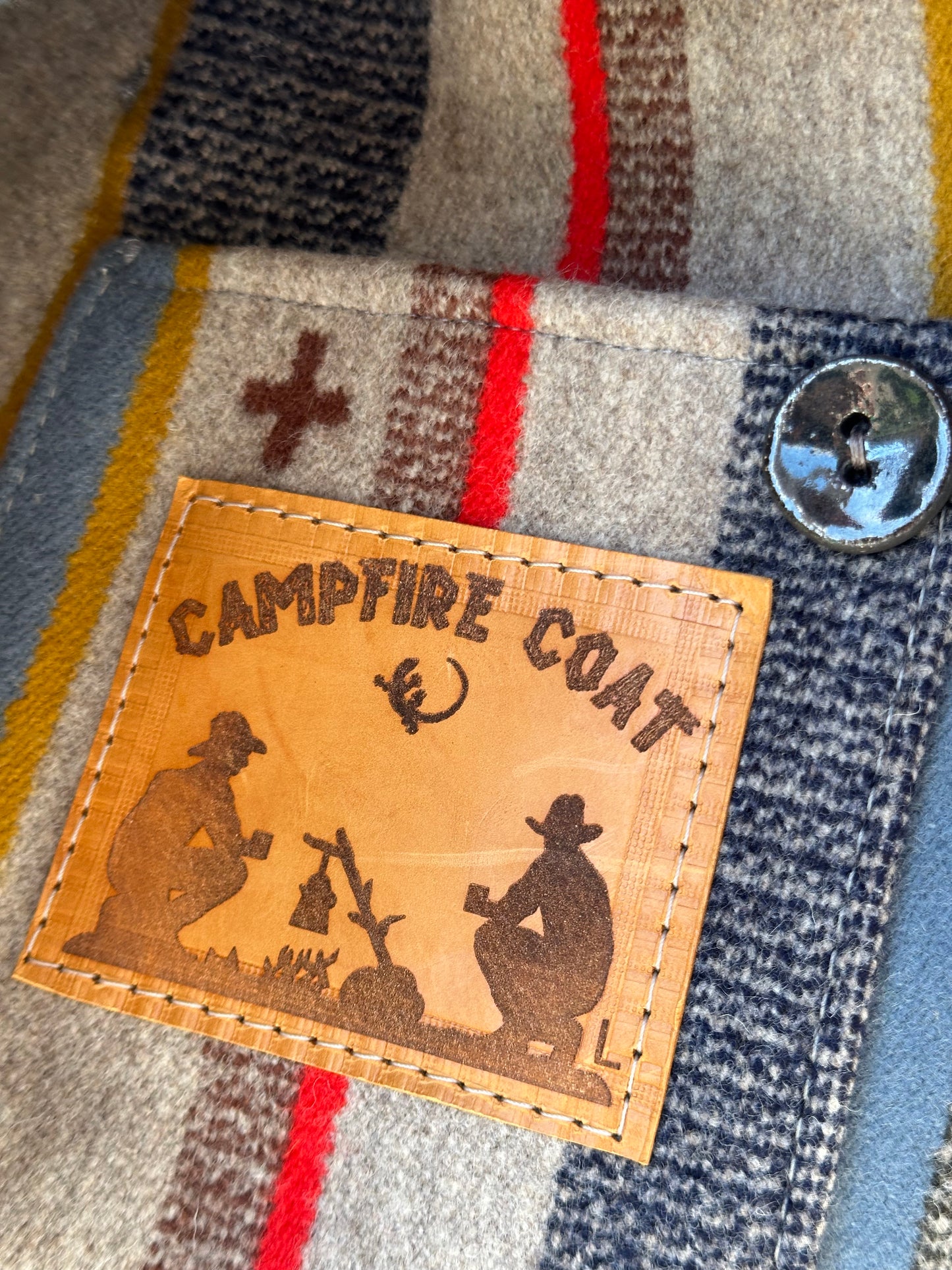 Campfire Coat Pendleton® Scout Pattern Wool Large