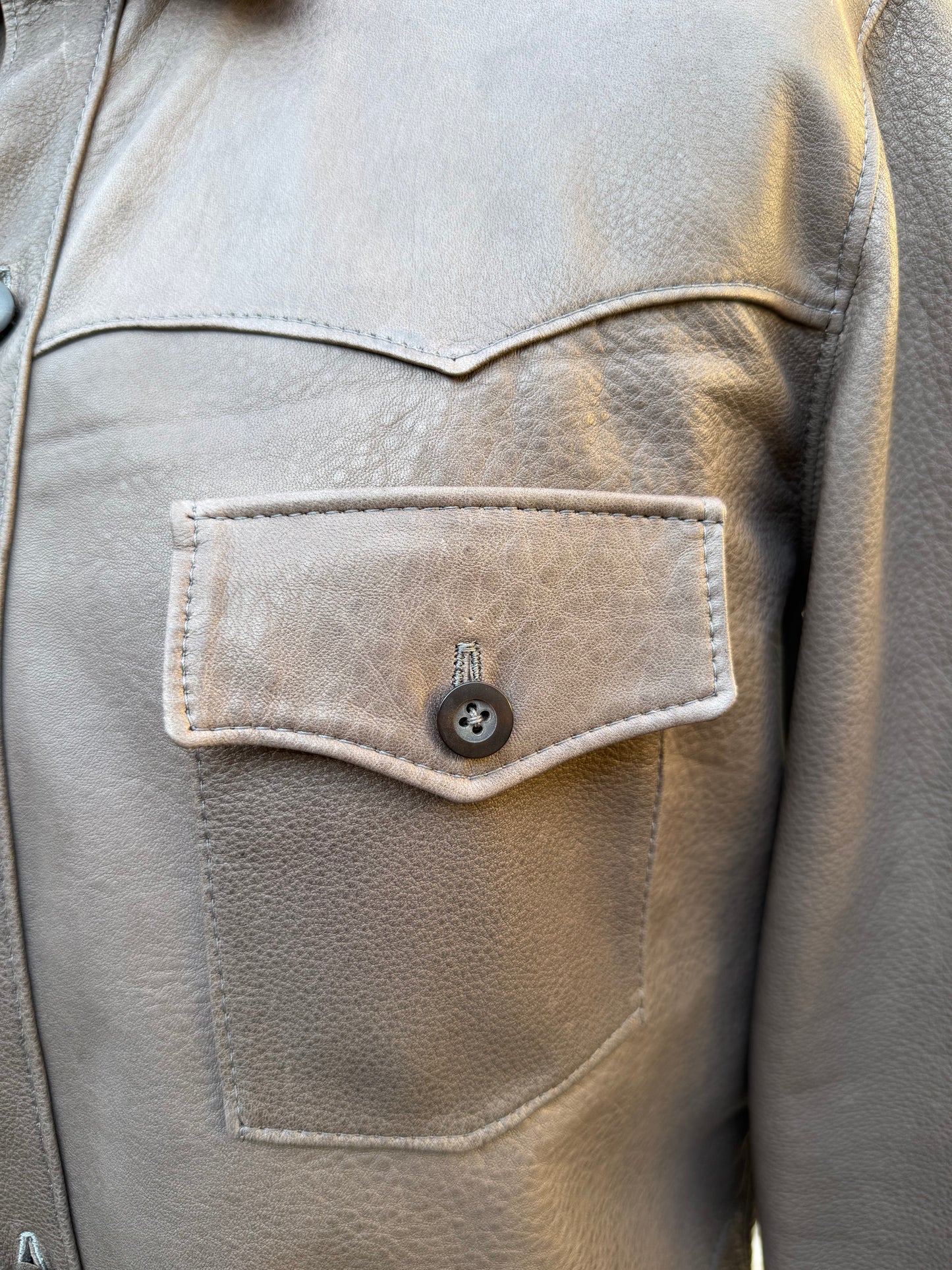 Lambskin Leather Jacket Medium