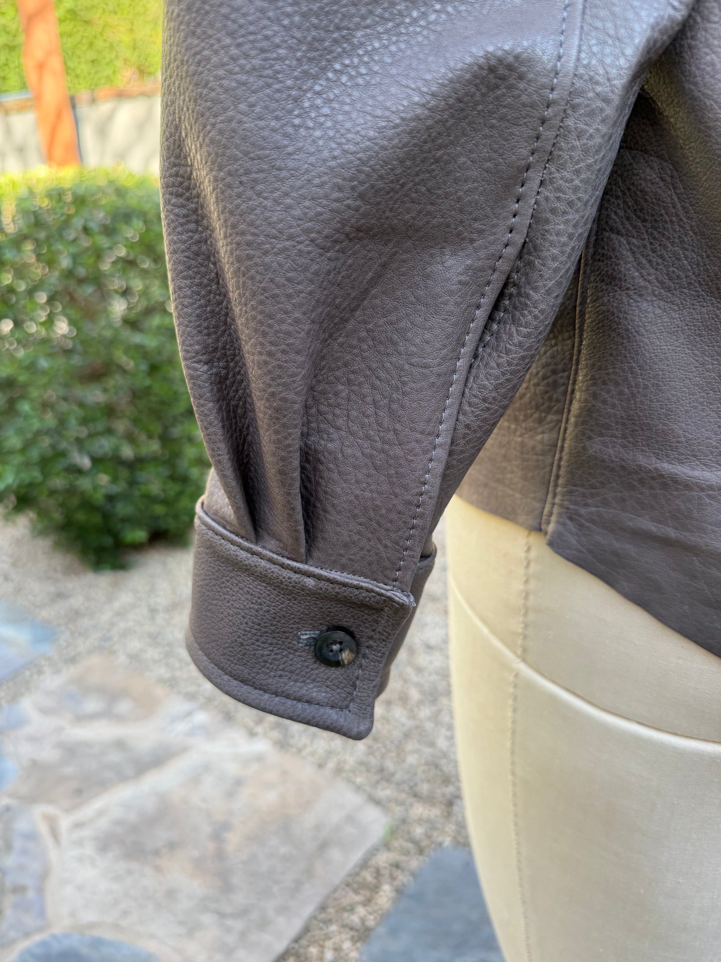 Lambskin Leather Jacket Medium