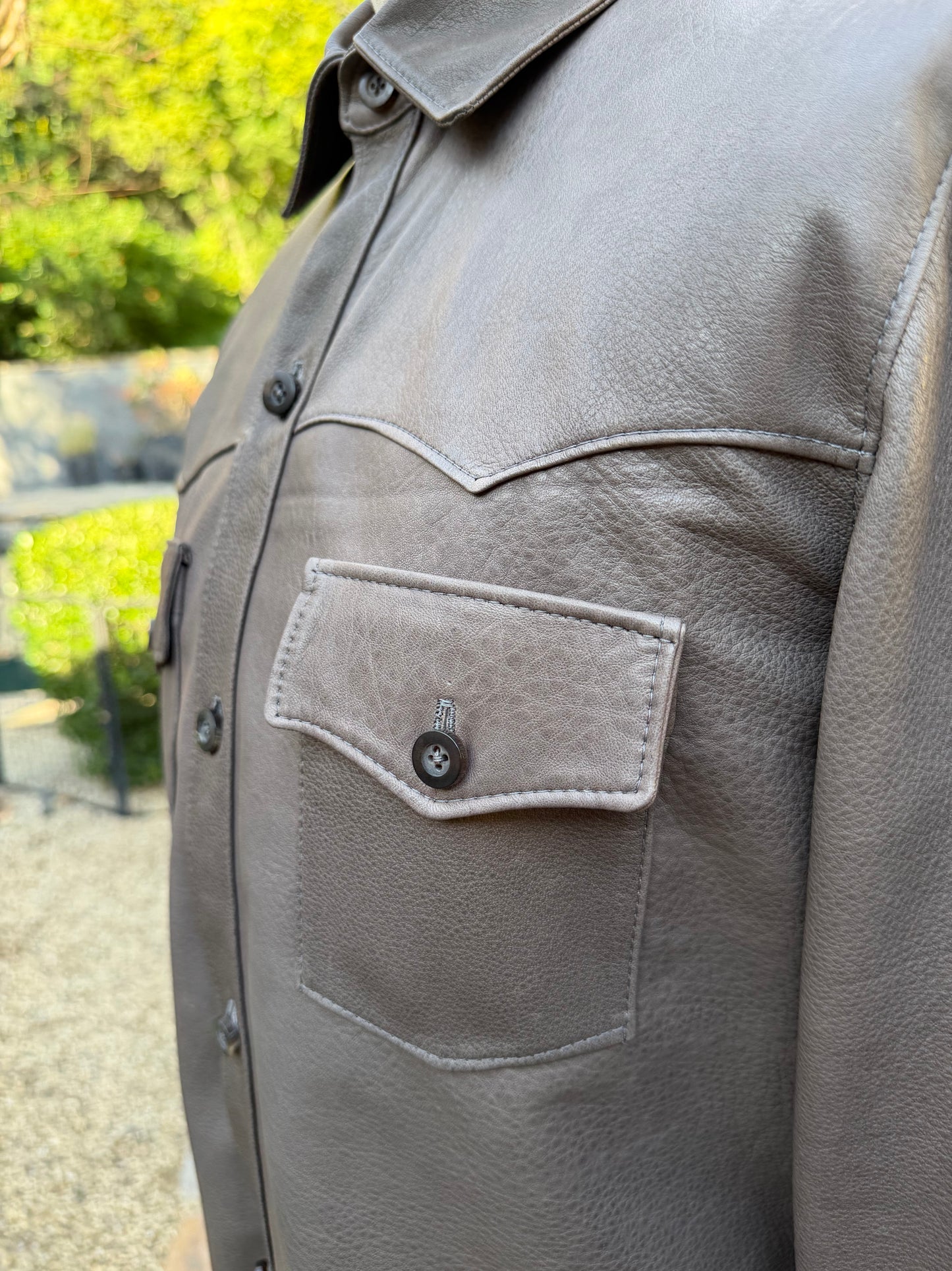 Lambskin Leather Jacket Medium