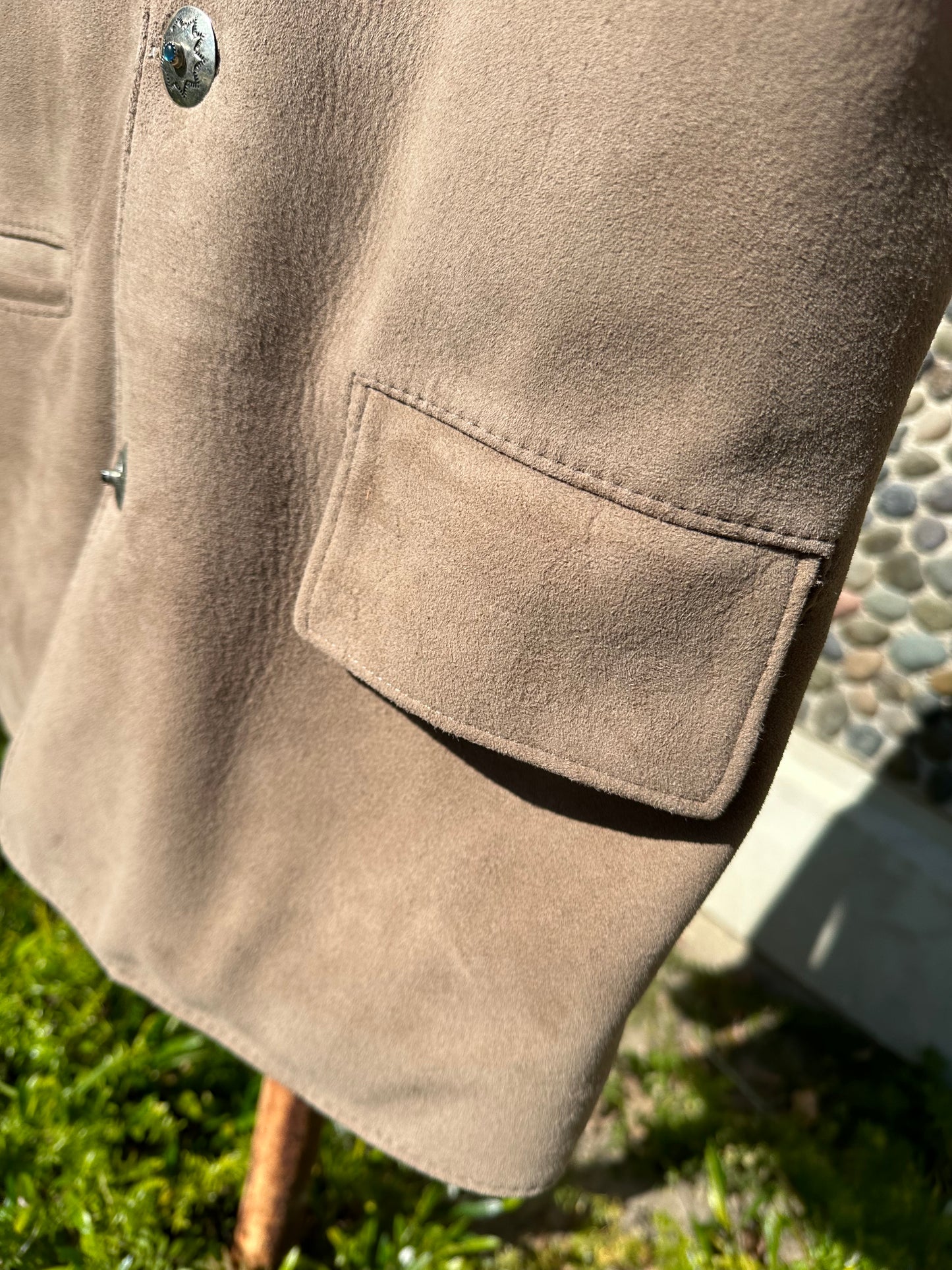 Brain Tanned Deerskin Ranch Coat