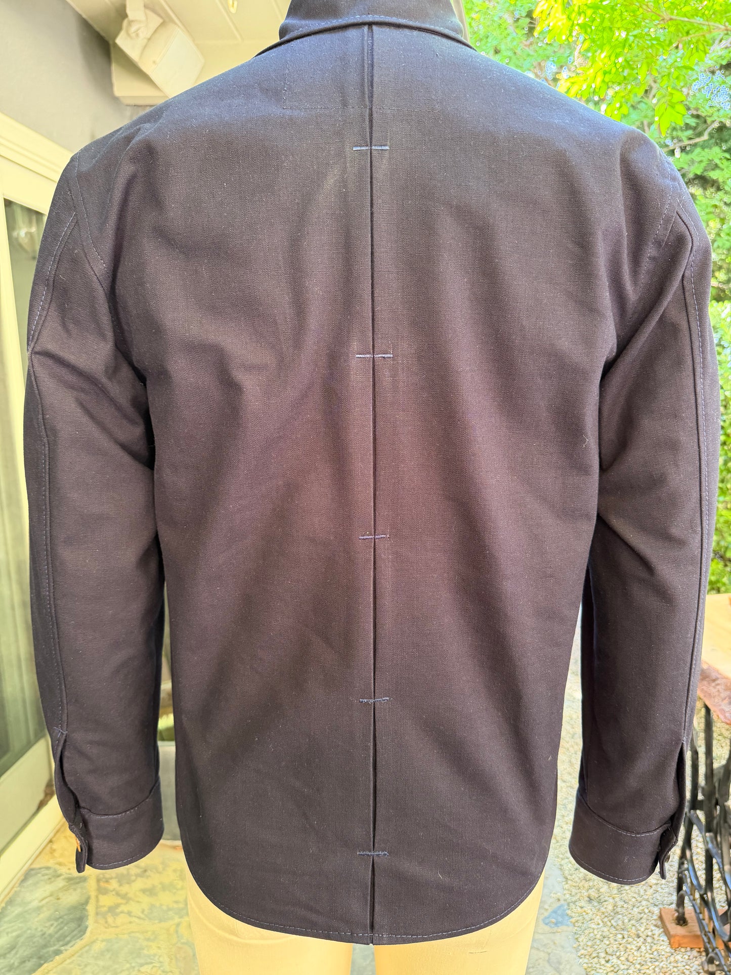 Campfire Over-Shirt Medium Indigo Cotton