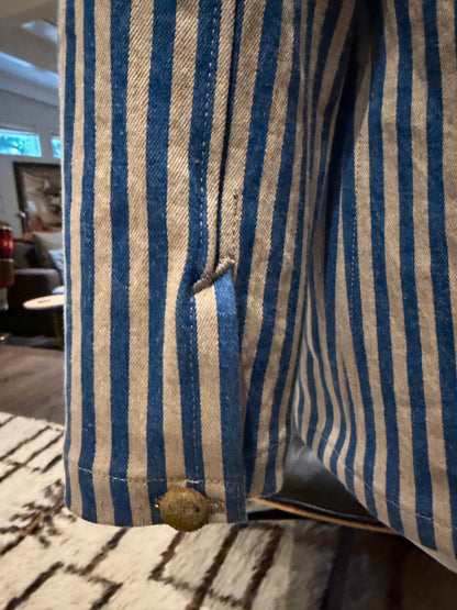 Campfire Classic Chore Coat Medium Cone Mills Stripe Denim