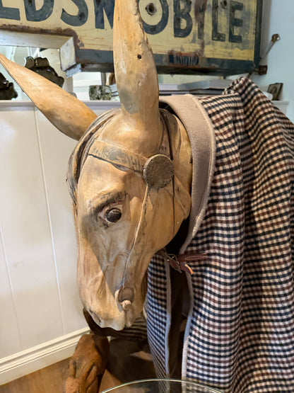Japanese Wool Campfire Cloak with Vintage Sterling Buckle