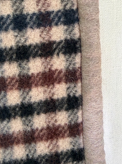 Japanese Wool Campfire Cloak with Vintage Sterling Buckle