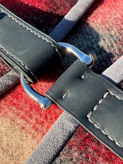 Japanese Checkered Wool Campfire Cloak