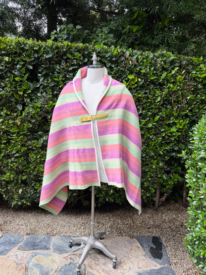 MCM Plaid Wool Campfire Cloak