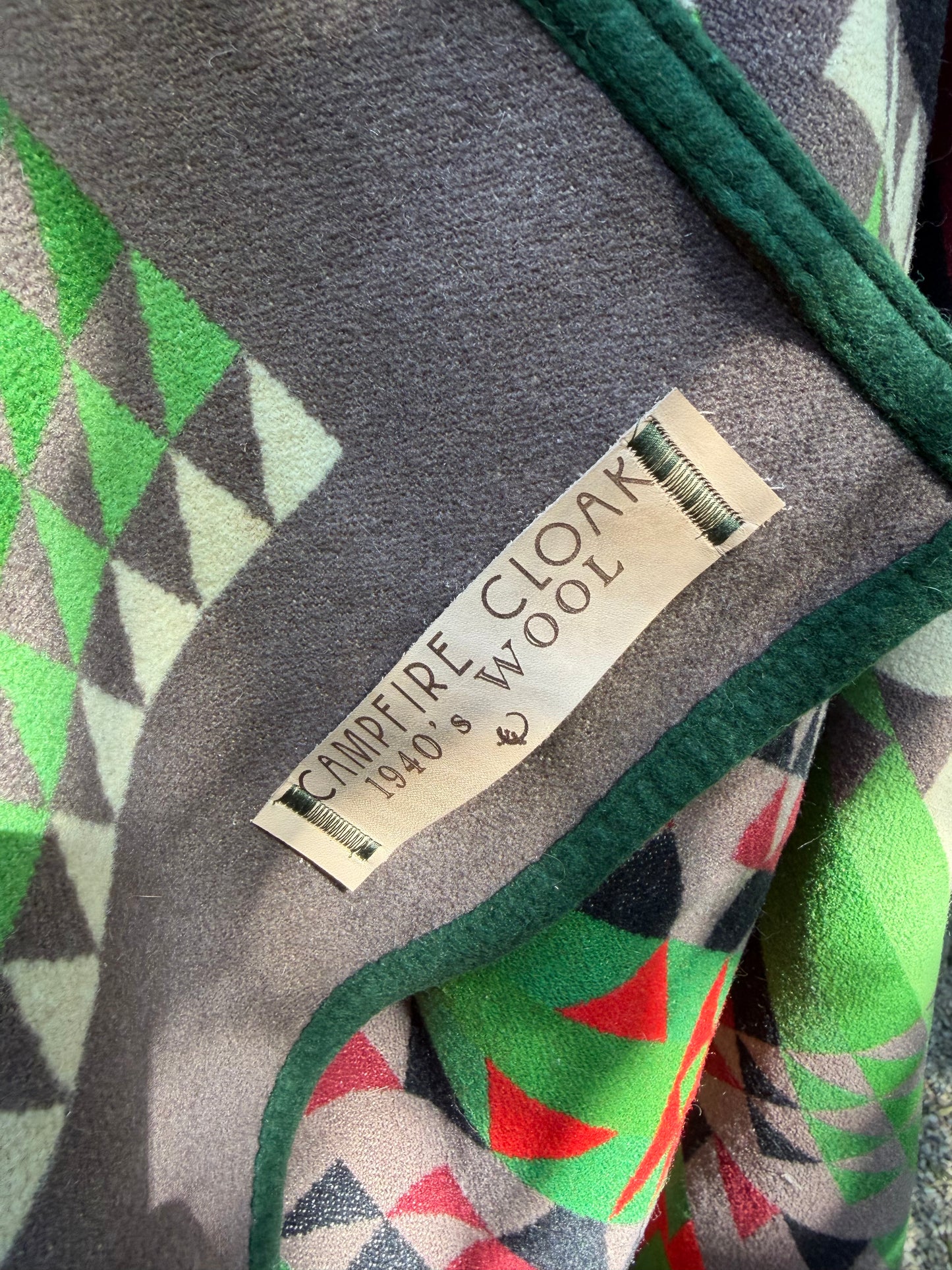 1940’s Pend Wool Campfire Cloak