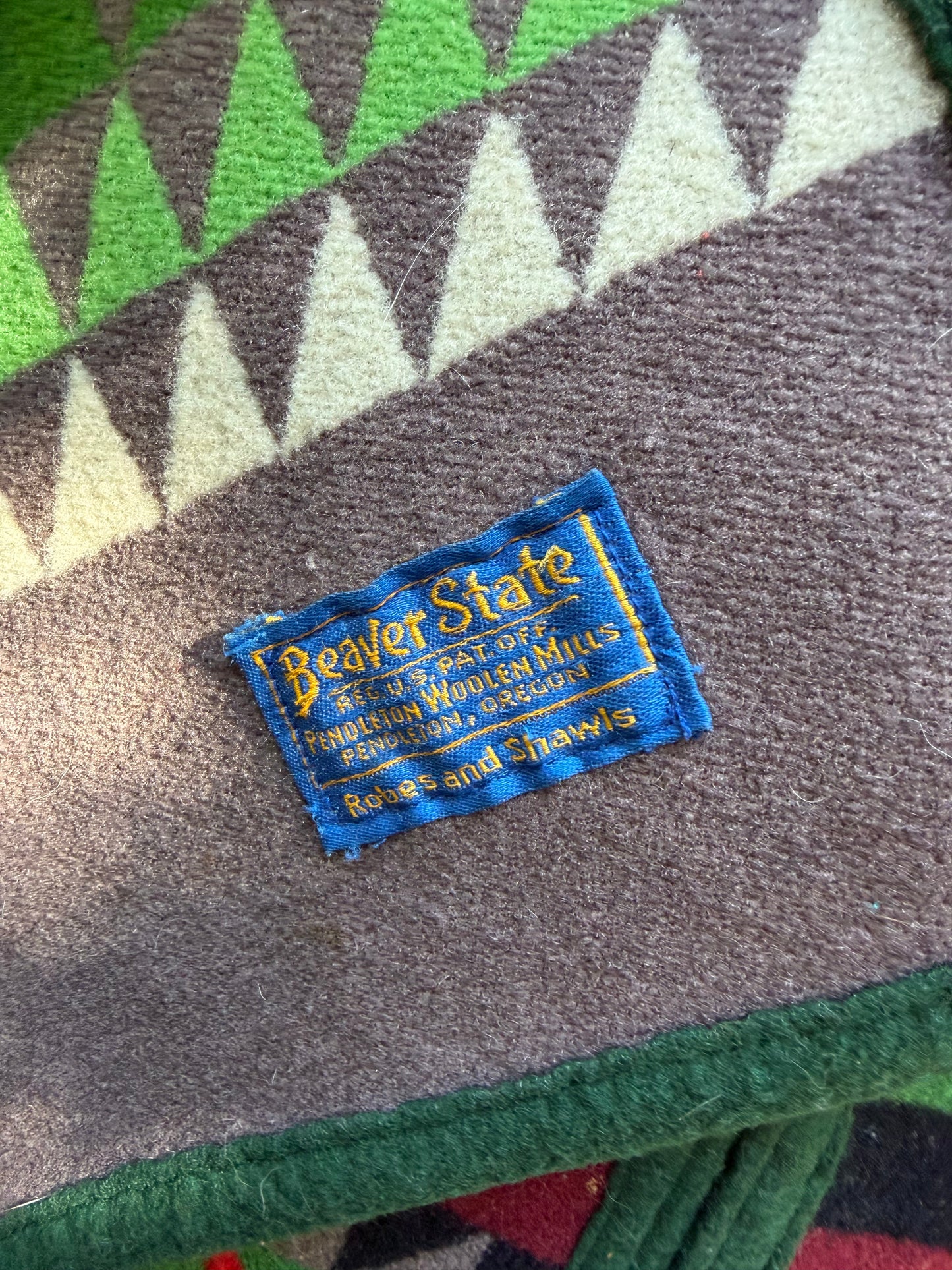1940’s Pend Wool Campfire Cloak