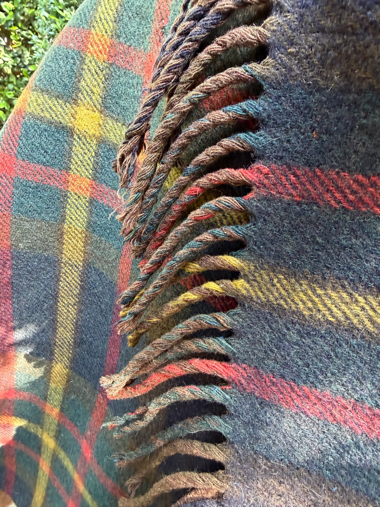 1920’s Plaid Wool Campfire Cloak