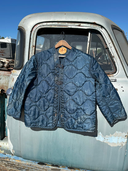 Honeysuckle M-65 Indigo Blue Liner Jacket Small