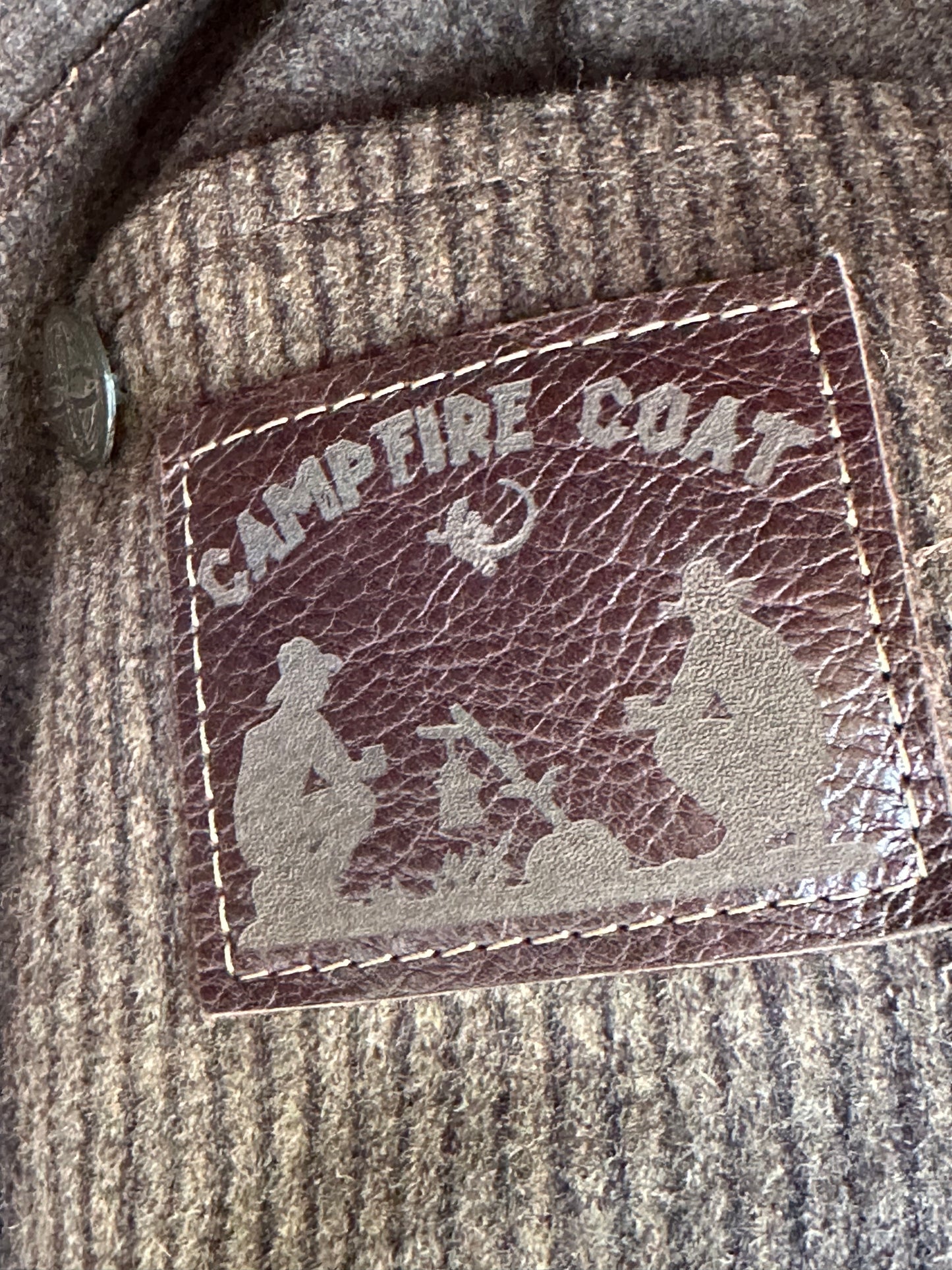 Wool/Cashmere Cucinelli Campfire Coat Medium