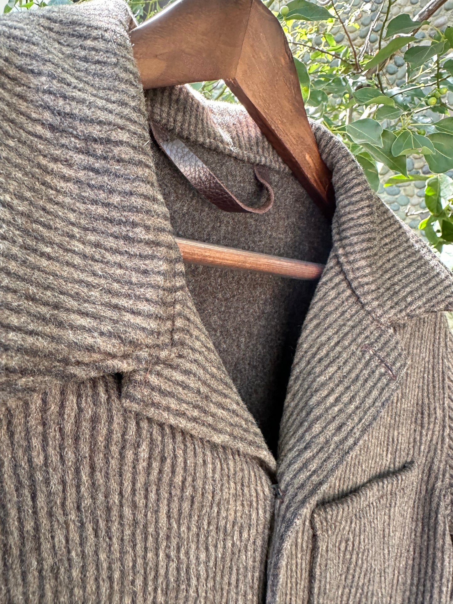 Wool/Cashmere Cucinelli Campfire Coat Medium