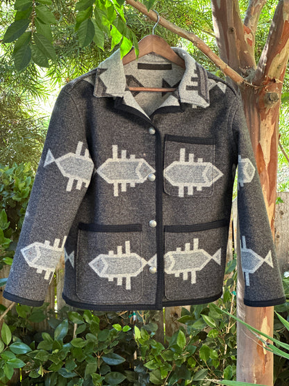 Campfire Fish Pendleton® Wool Medium