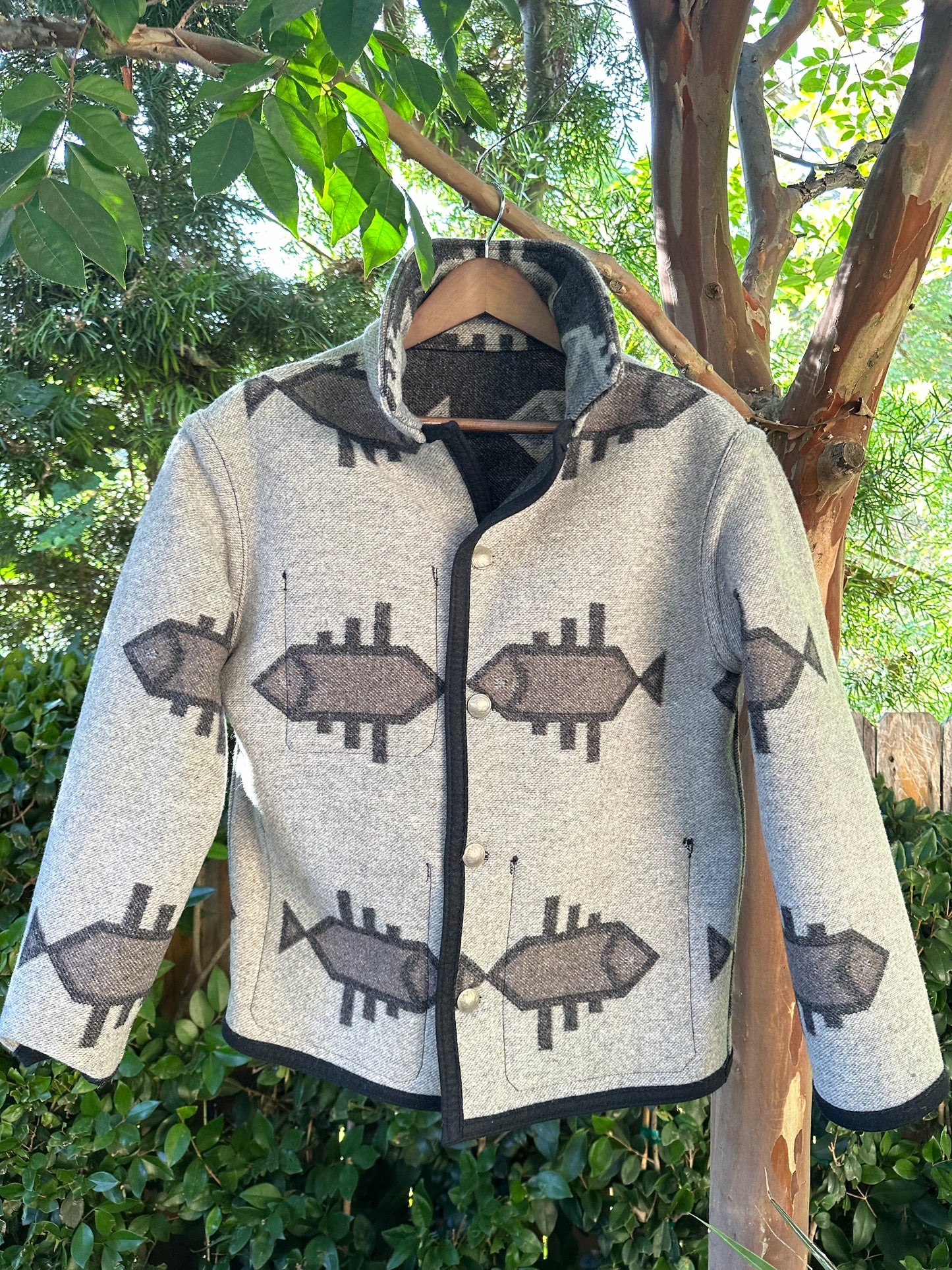 Campfire Fish Pendleton® Wool Medium