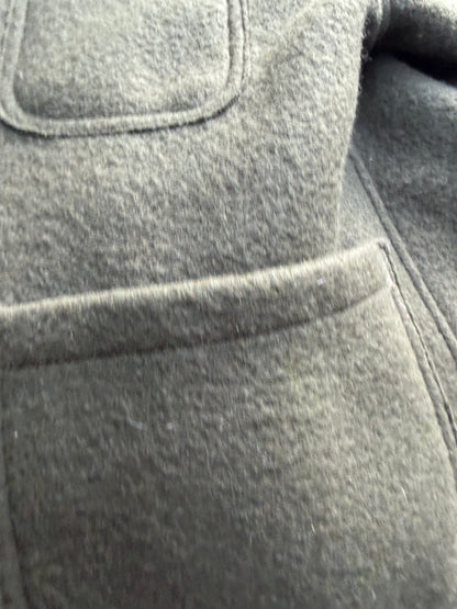 Olive Green Boucle Wool Campfire Coat Medium