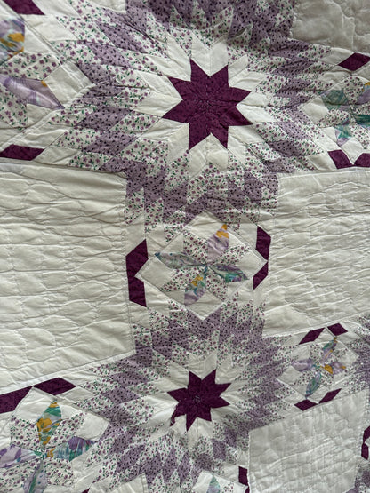 1930’s Cotton Hand Stitched Quilt