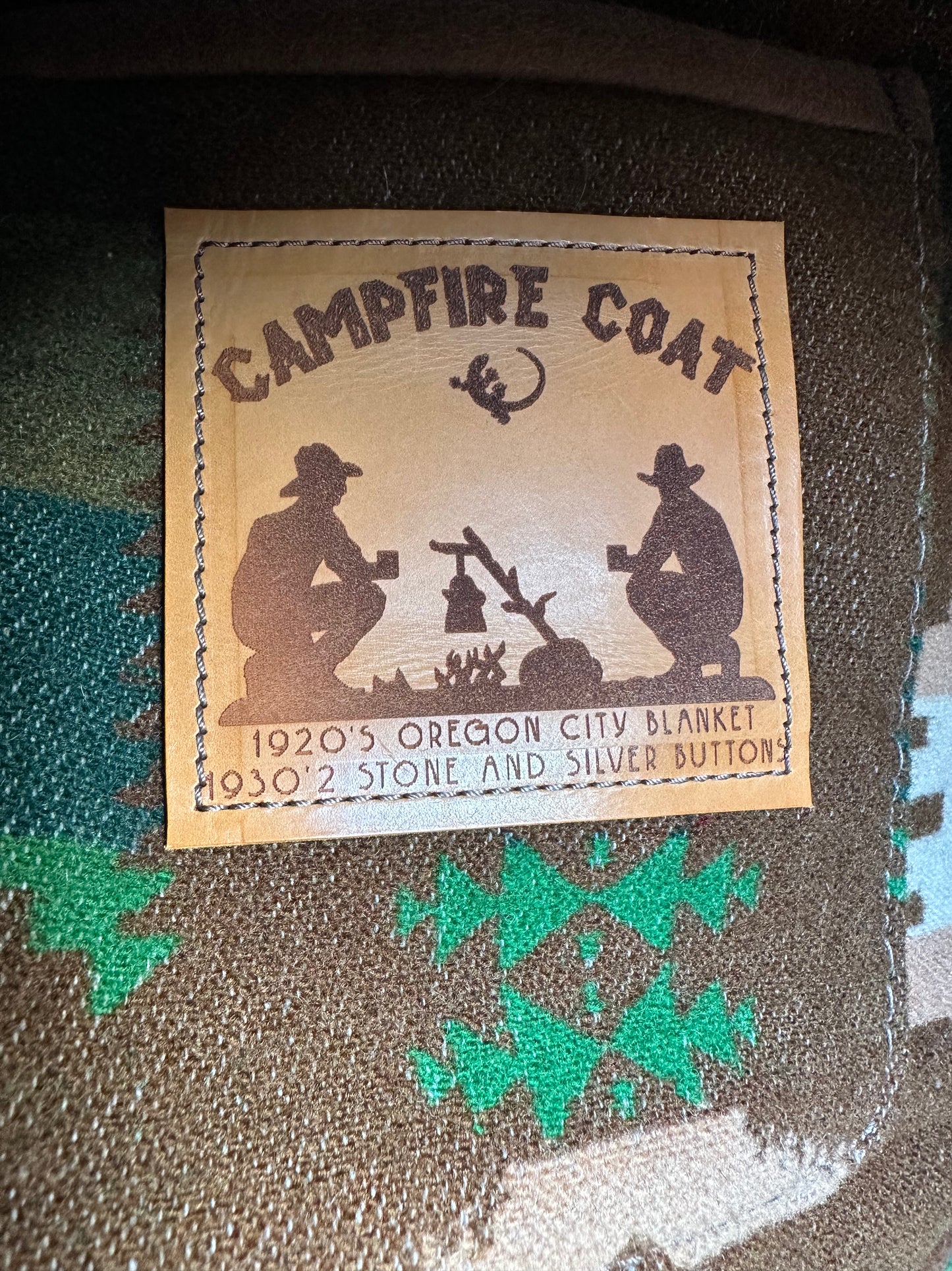 1920’s Oregon City  Campfire Coat Wool Medium