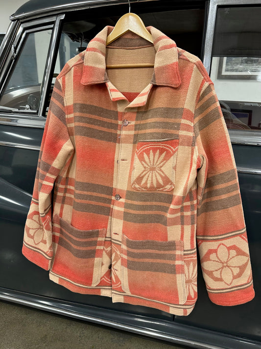 1940's Beacon Campfire Coat Sunset Ombre Large