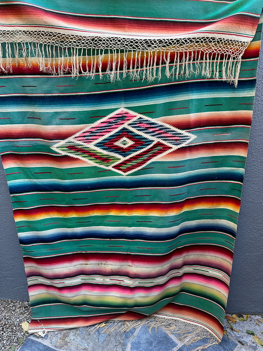 1930's colorful Serape