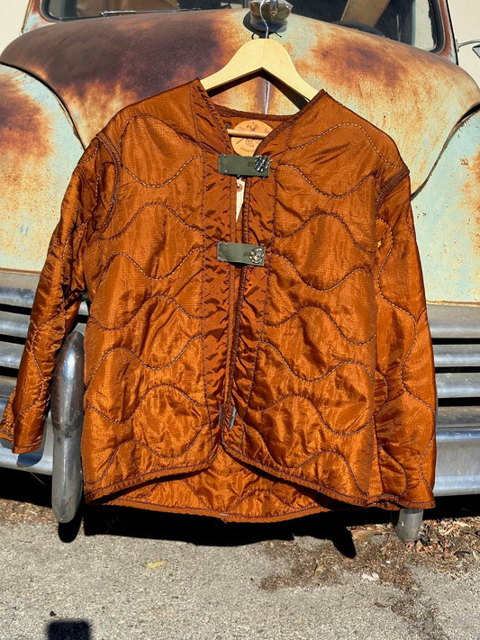 Honeysuckle M-65 Burnt Orange Liner Jacket Small