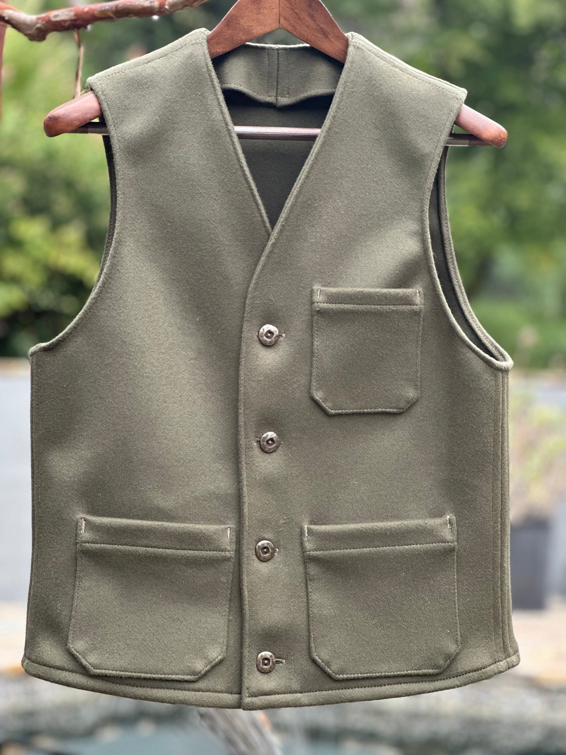 Brushed English Wool Vest