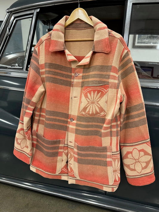 1940&#39;s Beacon Campfire Coat Sunset Ombre Large