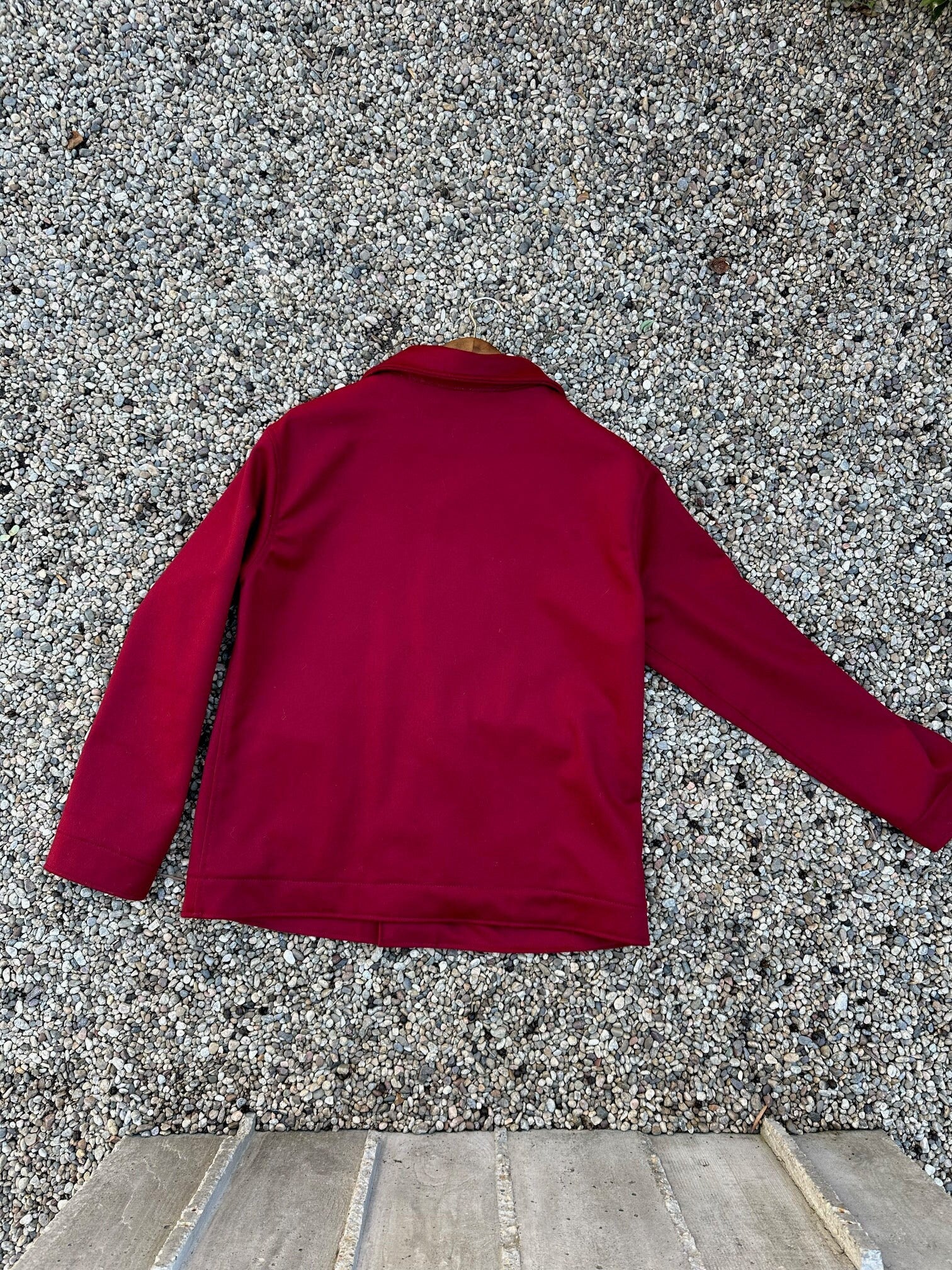 Merlot Cashmere & Wool Campfire Coat