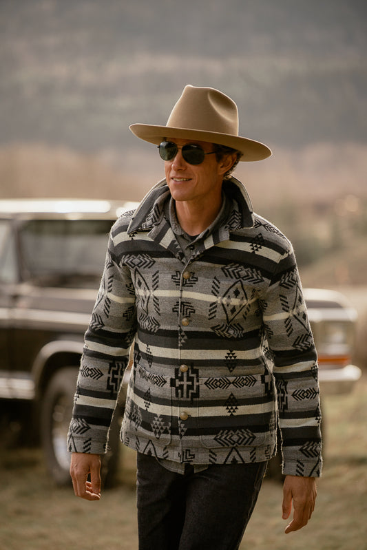 Campfire Coat Pendleton® Gray, White & Black